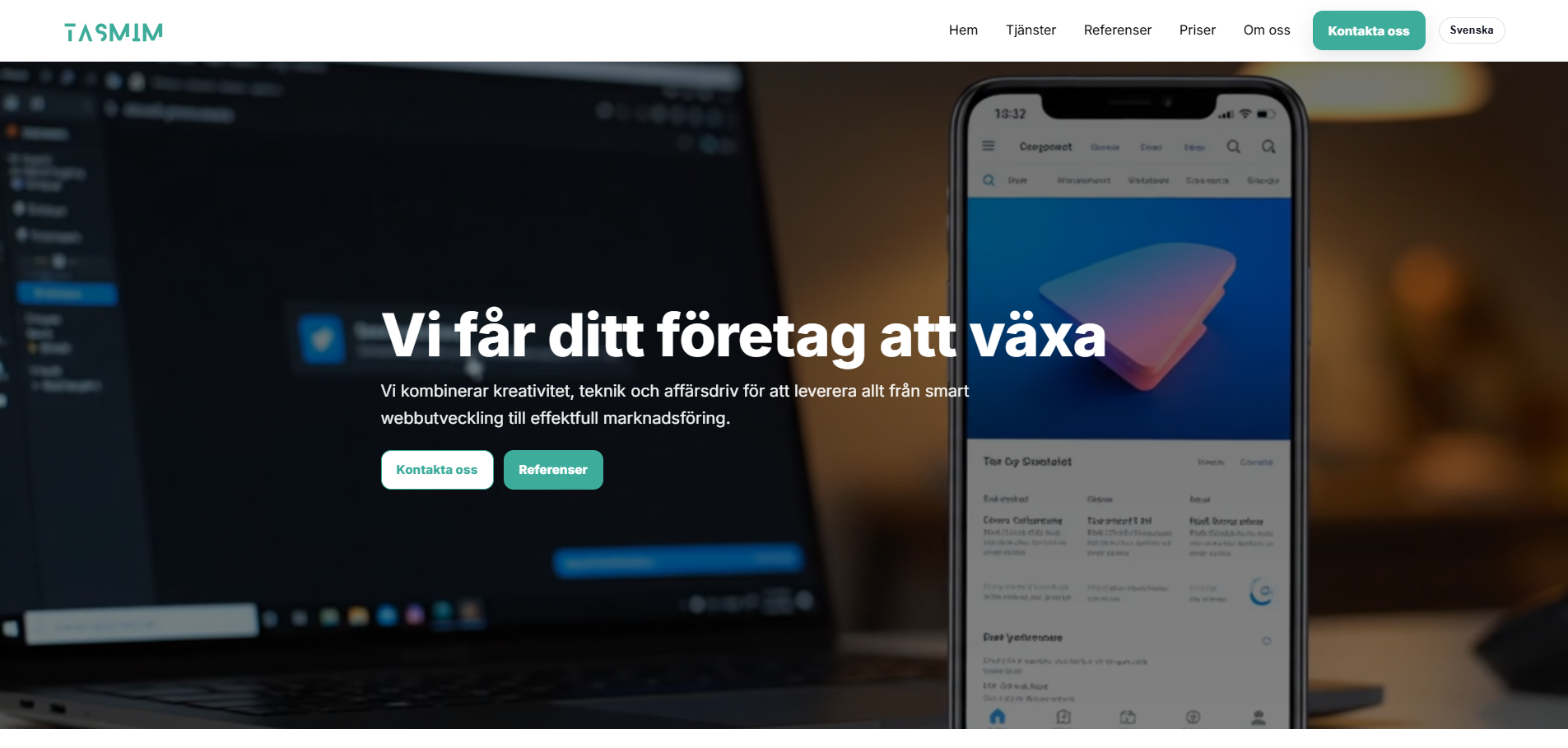 Tasmim – Webbyråsajt